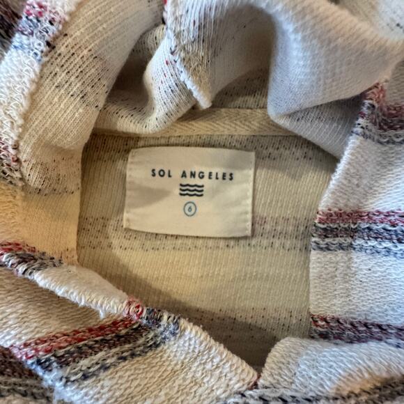 Sol Angeles Boys Lightweight Hoodie - Size 6 - Picture 2 of 3
